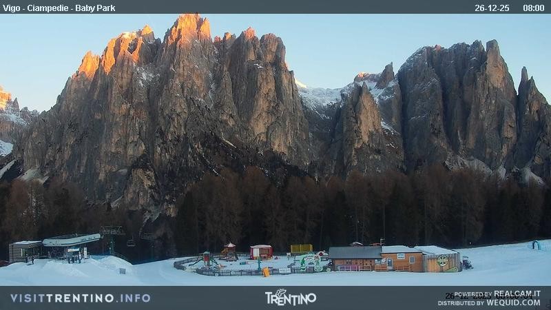 Archiv Foto Webcam Kinderpark Ciampedie