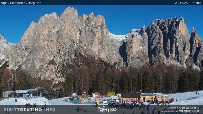 Archiv Foto Webcam Kinderpark Ciampedie