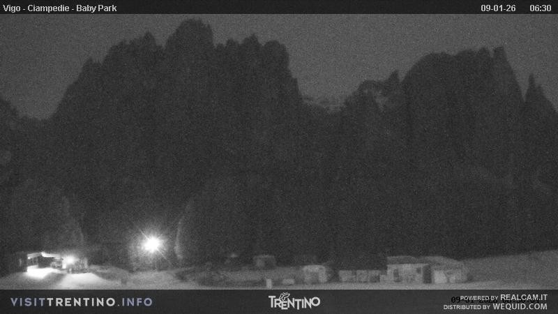 Archived image Webcam Kids Park - Val di Fassa