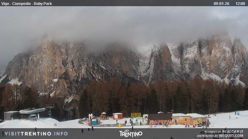 Archived image Webcam Kids Park - Val di Fassa