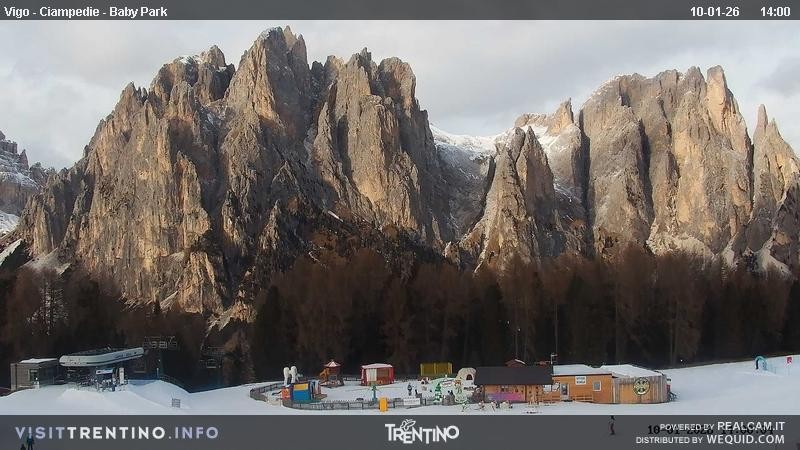 Archiv Foto Webcam Kinderpark Ciampedie