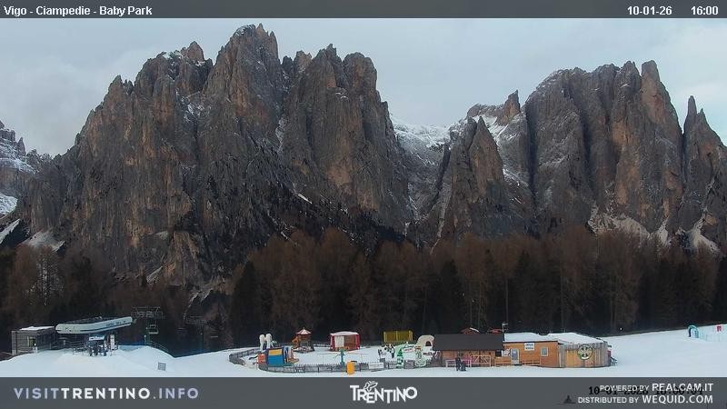 Archiv Foto Webcam Kinderpark Ciampedie
