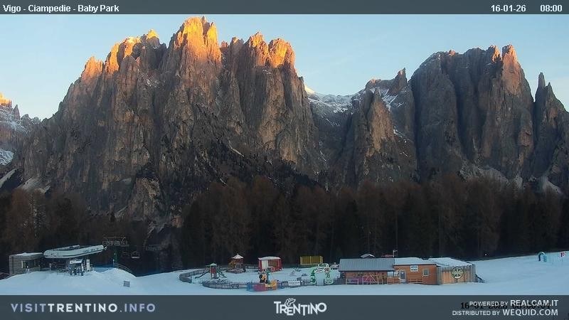 Archiv Foto Webcam Kinderpark Ciampedie