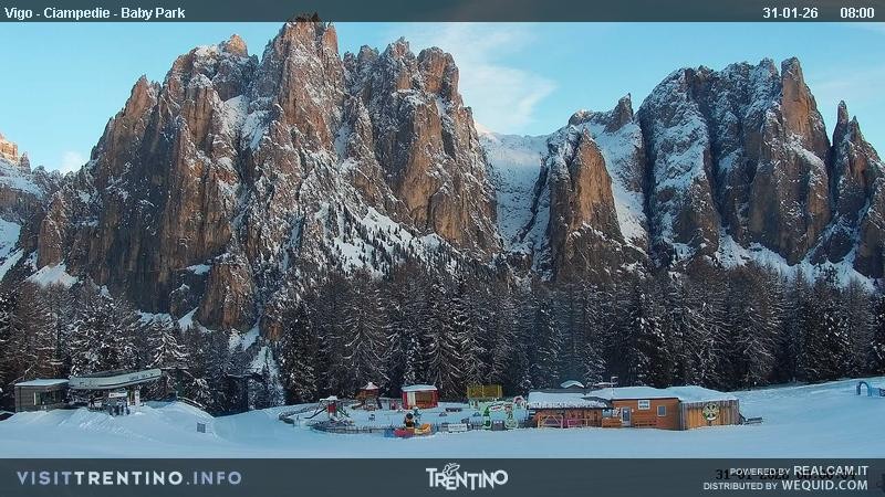 Archiv Foto Webcam Kinderpark Ciampedie