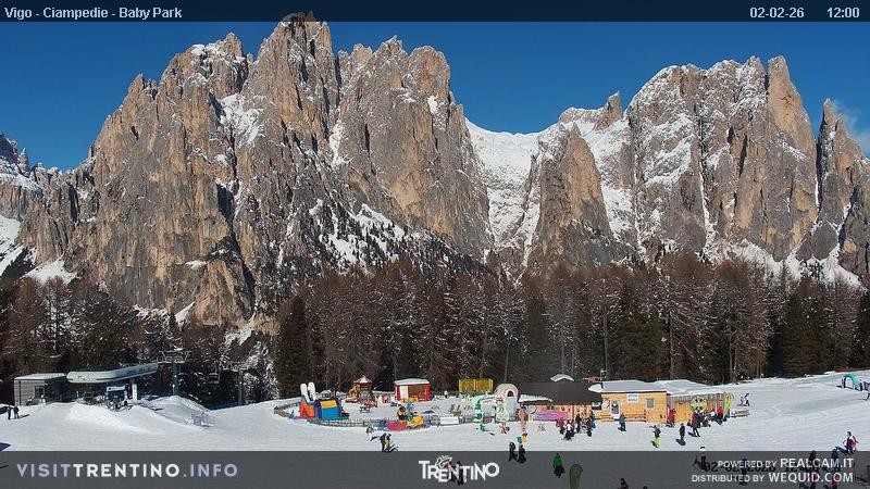 Archiv Foto Webcam Kinderpark Ciampedie
