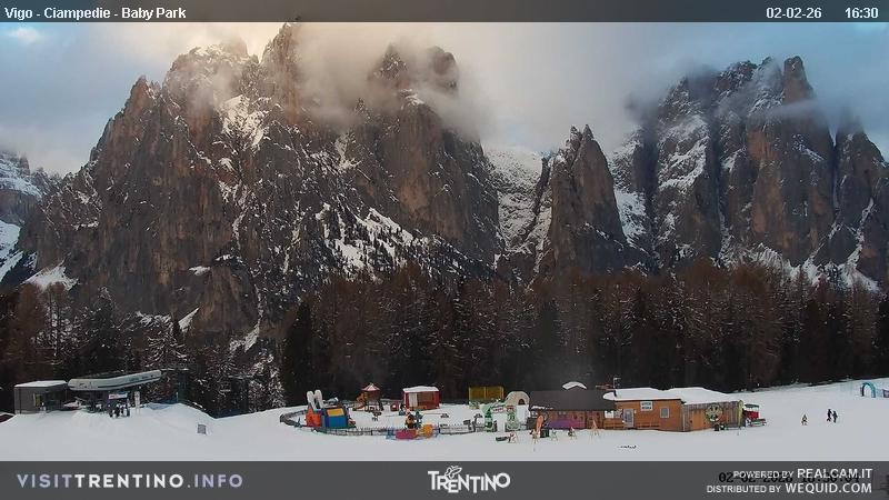 Archiv Foto Webcam Kinderpark Ciampedie
