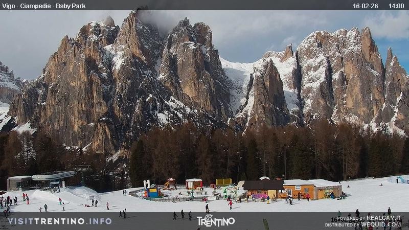 Archiv Foto Webcam Kinderpark Ciampedie