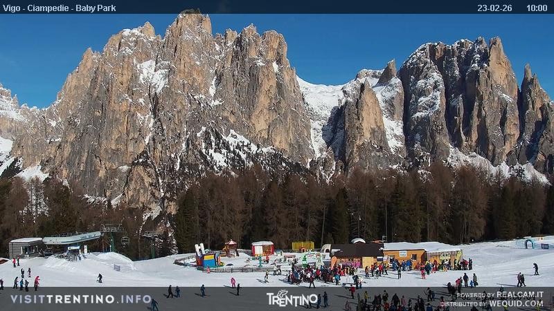 Archiv Foto Webcam Kinderpark Ciampedie