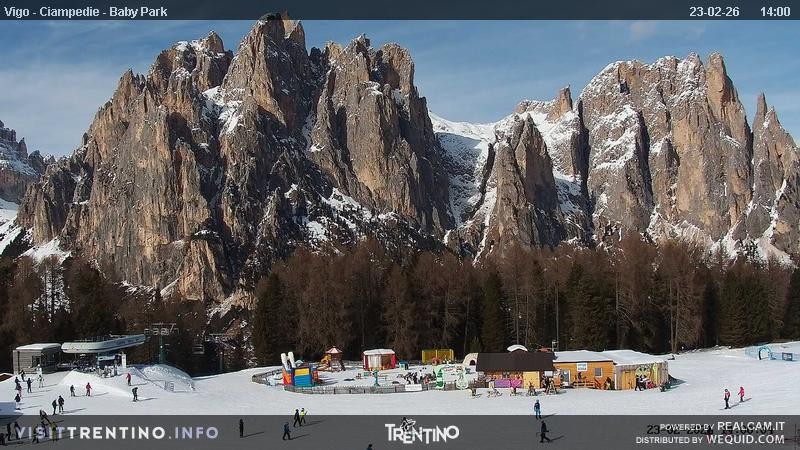 Archiv Foto Webcam Kinderpark Ciampedie