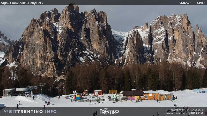Archiv Foto Webcam Kinderpark Ciampedie
