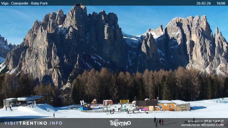 Archiv Foto Webcam Kinderpark Ciampedie