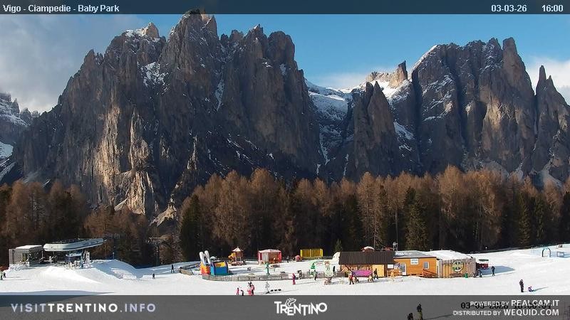 Archiv Foto Webcam Kinderpark Ciampedie