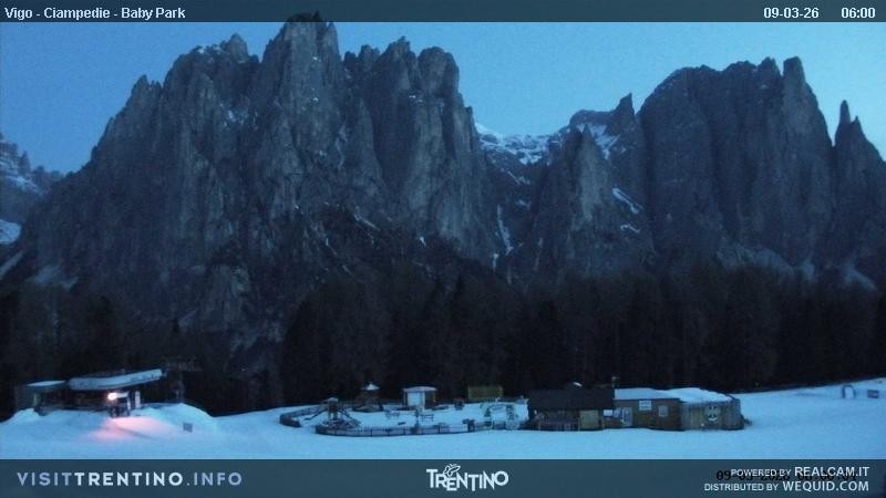 Archiv Foto Webcam Kinderpark Ciampedie