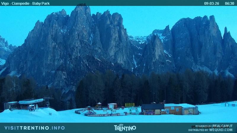 Archiv Foto Webcam Kinderpark Ciampedie
