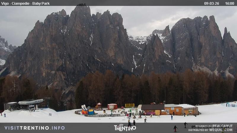 Archiv Foto Webcam Kinderpark Ciampedie