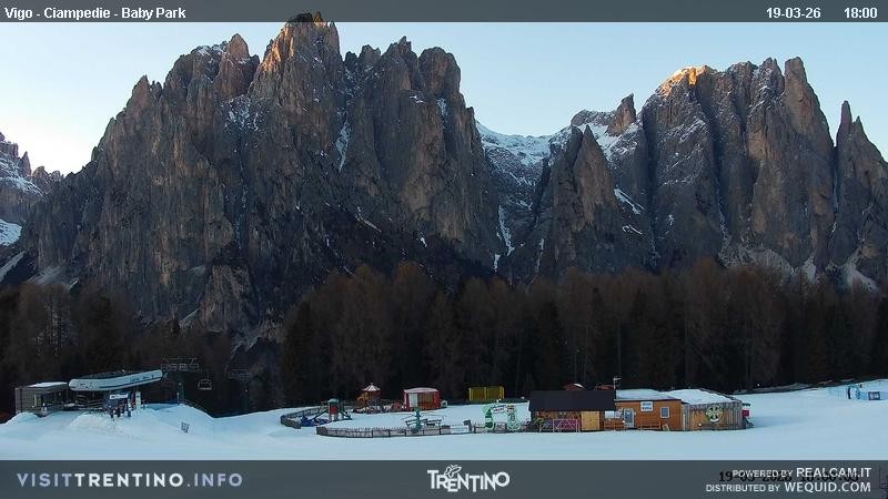 Archiv Foto Webcam Kinderpark Ciampedie