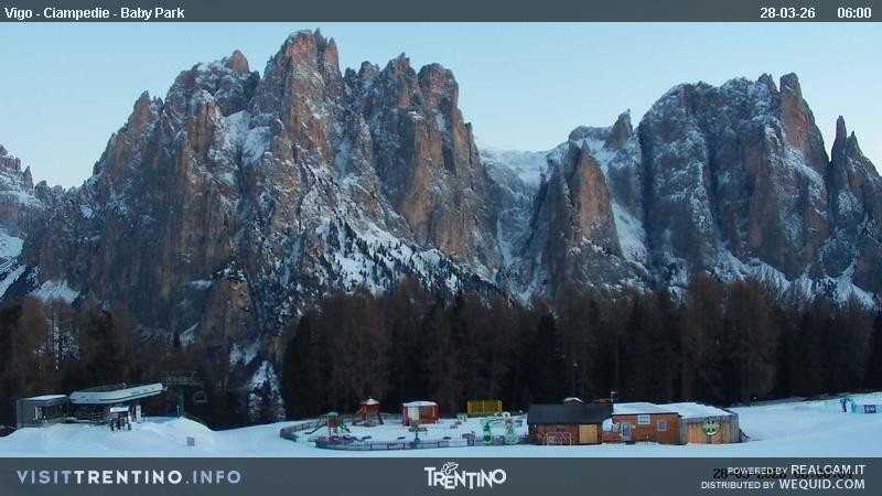 Archiv Foto Webcam Kinderpark Ciampedie