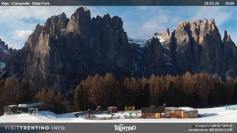 Archiv Foto Webcam Kinderpark Ciampedie