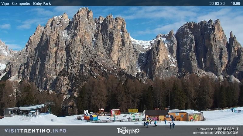 Archiv Foto Webcam Kinderpark Ciampedie