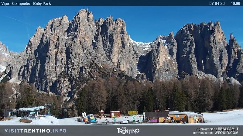 Archiv Foto Webcam Kinderpark Ciampedie