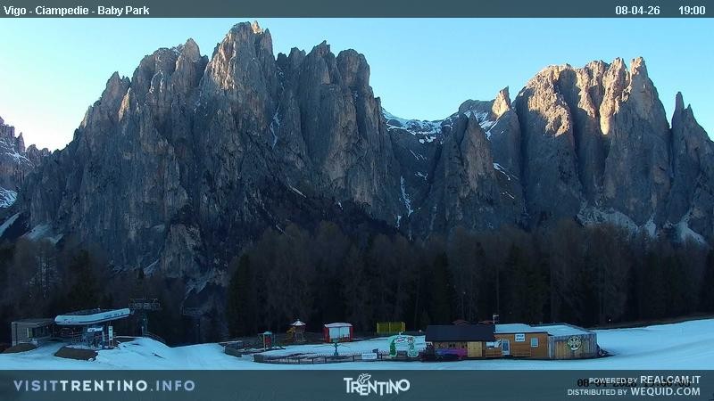 Archiv Foto Webcam Kinderpark Ciampedie