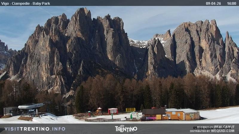 Archiv Foto Webcam Kinderpark Ciampedie