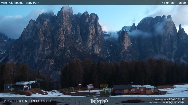 Archiv Foto Webcam Kinderpark Ciampedie