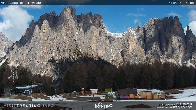 Archiv Foto Webcam Kinderpark Ciampedie