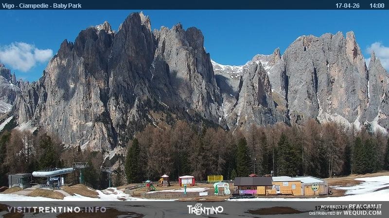 Archiv Foto Webcam Kinderpark Ciampedie