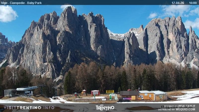 Archiv Foto Webcam Kinderpark Ciampedie