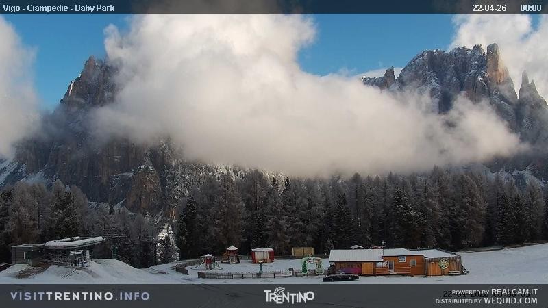 Archived image Webcam Kids Park - Val di Fassa