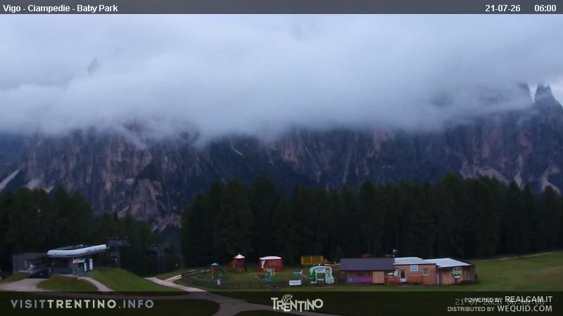 Archiv Foto Webcam Kinderpark Ciampedie