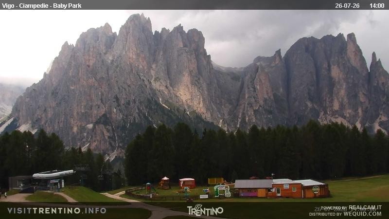 Archiv Foto Webcam Kinderpark Ciampedie