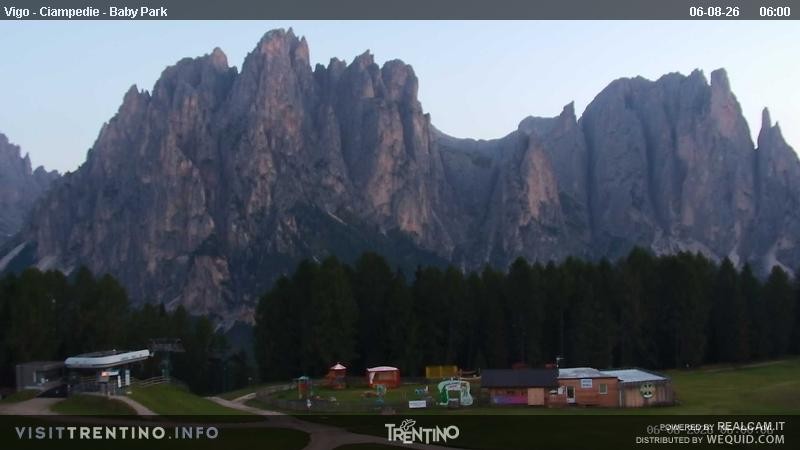 Archiv Foto Webcam Kinderpark Ciampedie