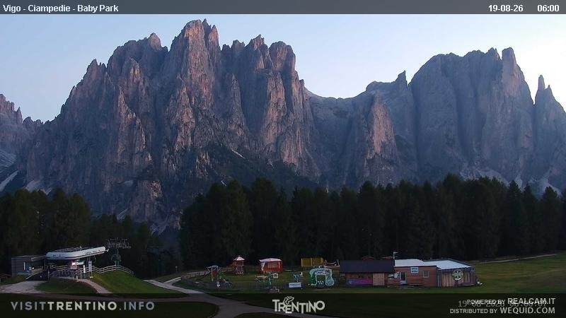 Archiv Foto Webcam Kinderpark Ciampedie