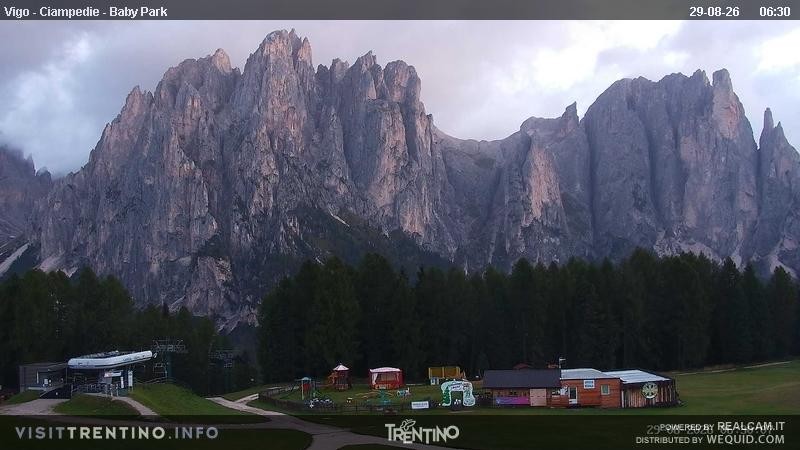 Archiv Foto Webcam Kinderpark Ciampedie