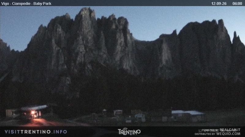 Archived image Webcam Kids Park - Val di Fassa