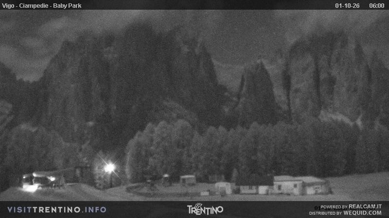 Archived image Webcam Kids Park - Val di Fassa