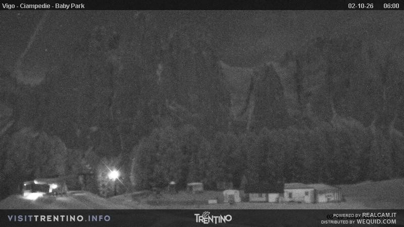 Archived image Webcam Kids Park - Val di Fassa