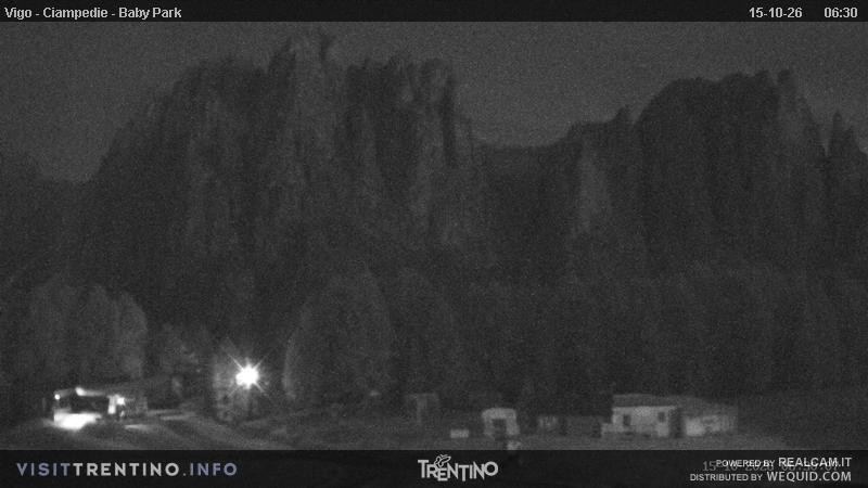 Archived image Webcam Kids Park - Val di Fassa