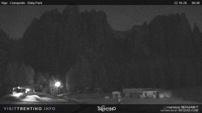 Archived image Webcam Kids Park - Val di Fassa