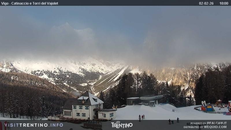 Archived image Webcam Torri del Vajolet - Val di Fassa