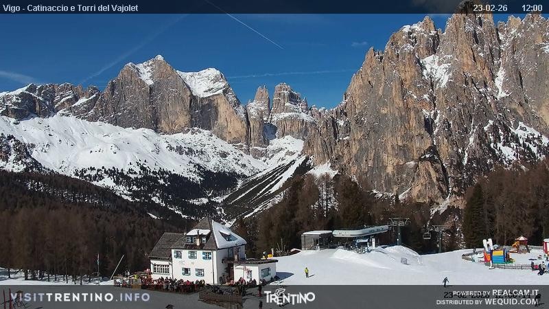 Archiv Foto Webcam Gardeccia-Mulde
