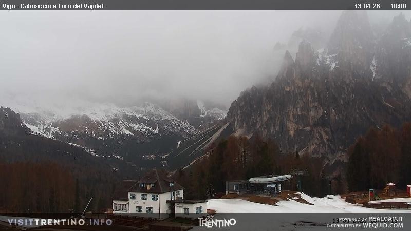 Archived image Webcam Torri del Vajolet - Val di Fassa