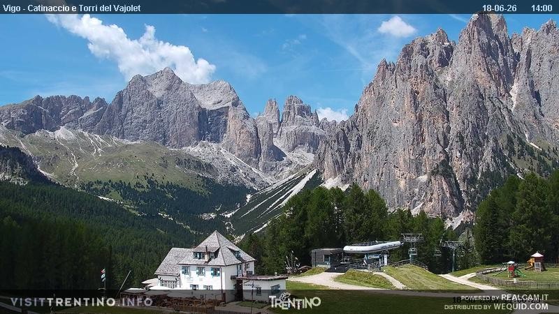 Archiv Foto Webcam Gardeccia-Mulde