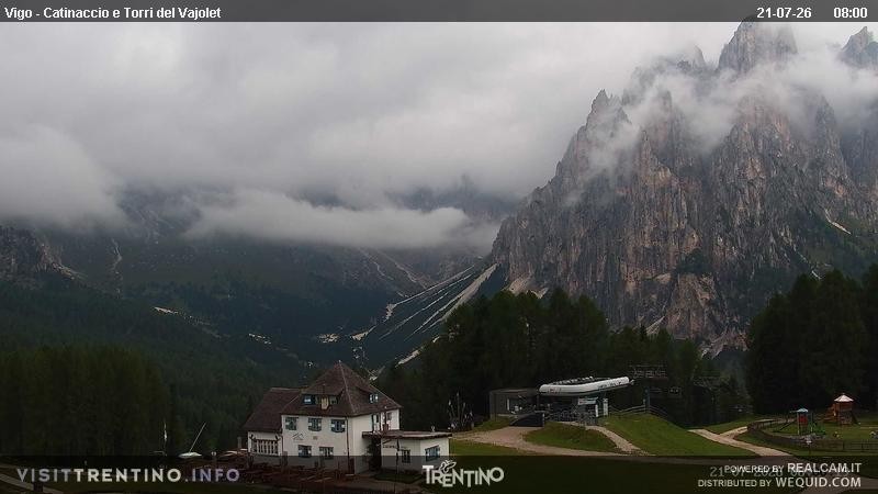 Archiv Foto Webcam Gardeccia-Mulde