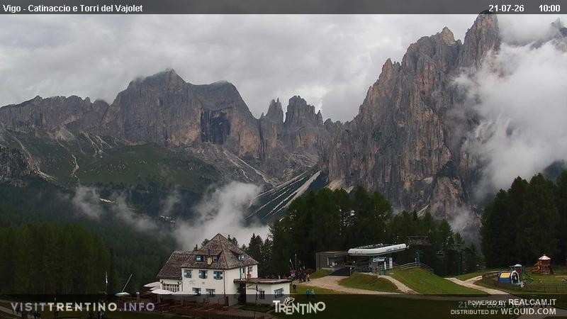 Archiv Foto Webcam Gardeccia-Mulde
