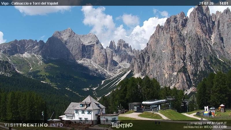 Archiv Foto Webcam Gardeccia-Mulde