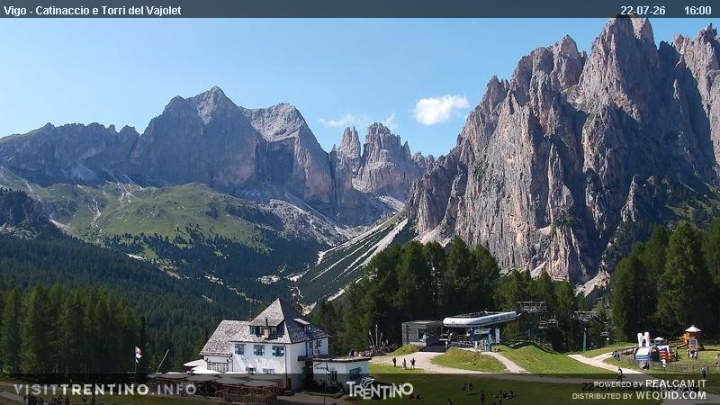 Archiv Foto Webcam Gardeccia-Mulde