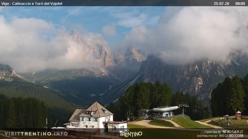 Archiv Foto Webcam Gardeccia-Mulde